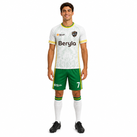 Tenue de football personnalisée pour clubs, motif Aigle Flammant, transfert thermique, séchage rapide, respirante, 100% polyester, pour hommes, vente en gros