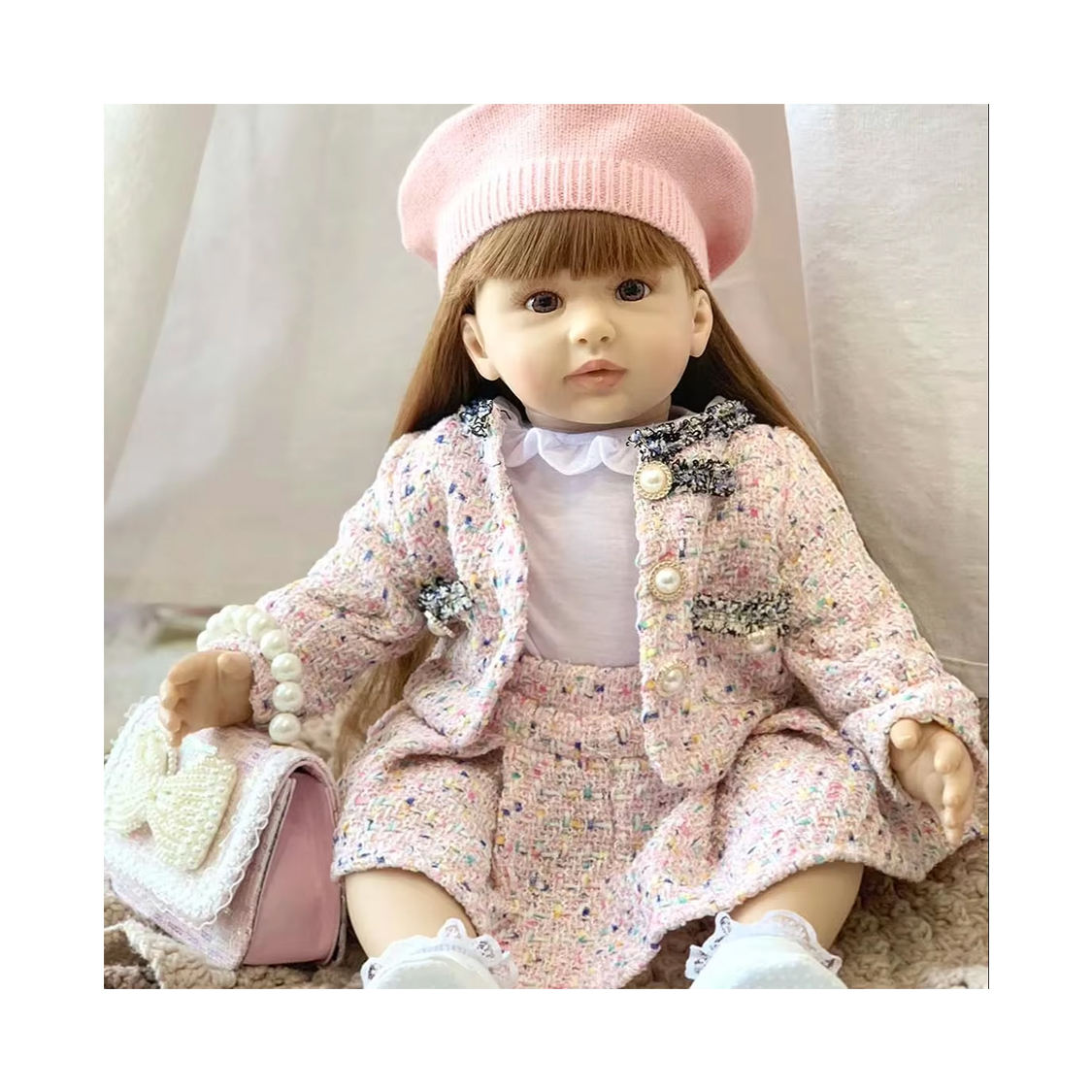 Venta al por mayor realista muñeca viviente real con aspecto de