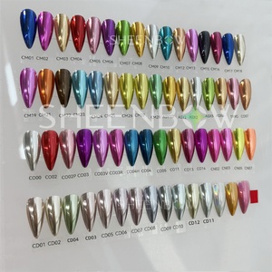 Sheenbow-Poudre à ongles chromée, pigment rouge, vert, bleu, turquoise, violet, rose, miroir, décorations d'art d'ongle - Product Image 2