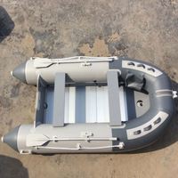 Nouveau design, bateau pneumatique Zodiac de type D de 12 pieds pour 6 personnes, plancher en PVC gonflable, 0,9 mm, couleur personnalisée, lacs, fabriqué en Chine