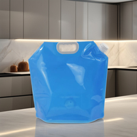 Vente en gros grande pochette debout sac de jus de fruits en plastique épais liquide emballage bec verseur sac 5l aluminium bière emballage personnalisé sac