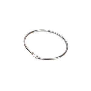 Bracelet simple en argent S925 fait main, bracelet à double perle pour femmes, bracelet à perles tendance avec accessoires de support vides - Product Image 5