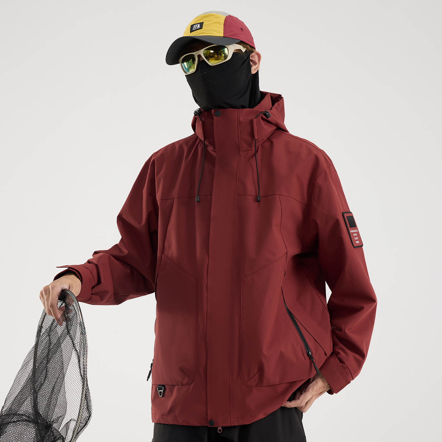 Veste rouge foncé pour hommes