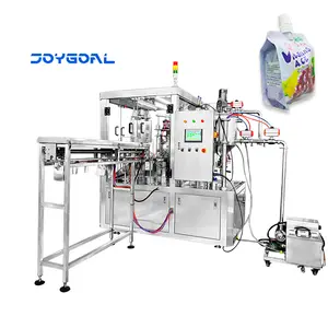 Factory Price Automatic Ketchup Jelly Milk Soft Drink Juice Baby Fruit Puree Screw Capped Spout Pouch Filling Capping Machines