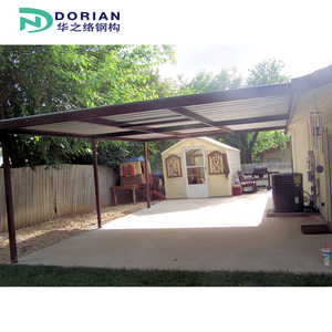 Prefab Cấu trúc thép nặng kim loại cực nhà để xe showroom tòa nhà Bộ dụng cụ - Product Image 4