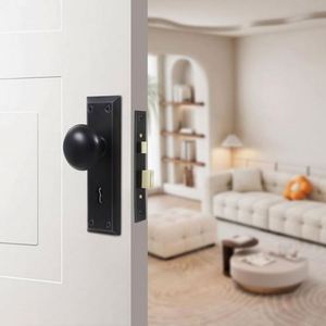 Juego de Cerradura de Embutir WEKIS para Puerta Corredera de Madera, de Aleación de Zinc y Acero, Antirrobo, Impermeable, Antioxidante, con Recubrimiento en Polvo, para Interiores - Product Image 5