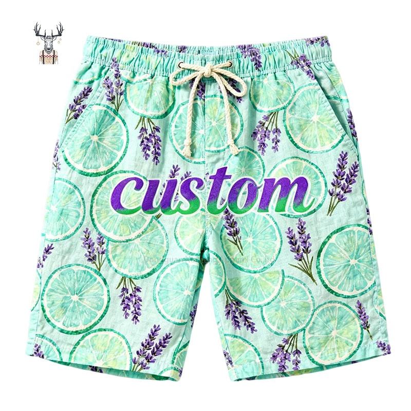 Men Cartoon Shorts Wholesale Customizable Summer Fashion
