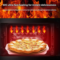 Machine automatique à pizza pour restaurant Street Business 24H Refrigeration Accepte les pièces de carte de crédit pour les centres commerciaux