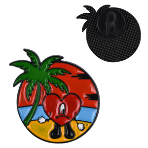 หมุดปักรูปดาวตะวันออกประดับมุกสีสันสดใสเข็มกลัดเครื่องประดับรูปหมวกเคลือบโลหะ - Product Image 4