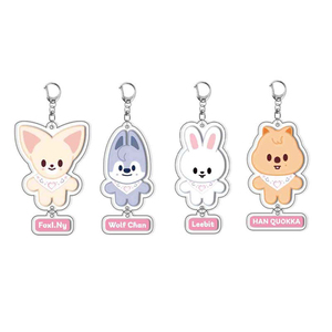 Wholesale Custom KPOP Cartoon StrayKids Acrylic <b>Keychain</b> Bag Pendant Accessories Star Peripheral UV Printing Fashionable - Product Image 3