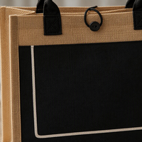 Sacs de mariage personnalisés en jute 2026 – Sacs fourre-tout avec broderie/numérique/soie/transfert thermique de LOGO personnalisé – Sacs écologiques pour souvenirs et cadeaux d'invités