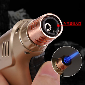Encendedor de Gas Portátil Tipo Pistola para Cocina, <span class=keywords><strong>Restaurante</strong></span>, Camping, Barbacoa, Cigarros, Mini <span class=keywords><strong>Antorcha</strong></span>, Plástico, con Logotipo Personalizado, Regalos Empresariales, Recargable, Venta al Por Mayor - Product Image 2