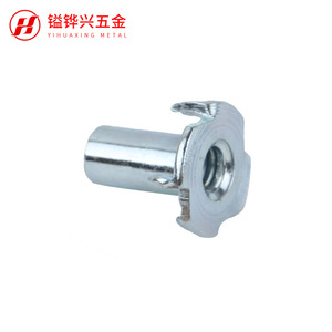 Yihuaxing Metal Four Jaw Nut <b>Iron</b> Furniture Connector Polished Durable YHX 1402 - Product Image 1