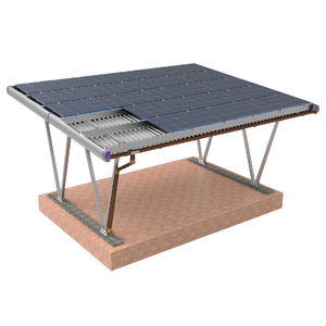 Sistema de Montaje para Carport Solar Modular de Aluminio Galvanizado <span class=keywords><strong>en</strong></span> Caliente, Resistente al Viento y a la Nieve, para Estacionamientos de Centros Comerciales y Campus Corporativos - Product Image 2