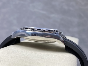 Reloj Mecánico Impermeable de Súper Calidad, 40 mm, Fábrica QF, 126-519, Acero 904L, Movimiento 4131, 155 g, Cronógrafo, Esfera Negra Panda - Product Image 5