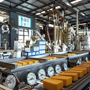 Jasun เครื่องตัดก้อนสี่เหลี่ยมอัตโนมัติเครื่องตัดสบู่สายการผลิตสบู่เครื่องทำสบู่ในจีน - Product Image 1