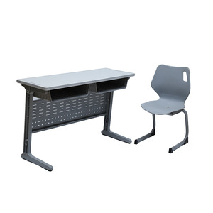 Conjunto de escritorio y silla escolar Lin Ying, estilo moderno minimalista, aleación de aluminio, altura ajustable para uso en el aula - Product Image 4