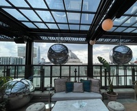 Esferas de PVC reflectantes grandes para colgar, globos de espejo para bodas, esferas cromadas, bolas metálicas inflables para escenarios