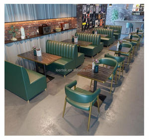 Chaise de salle à manger à structure métallique, dossier et assise en cuir PU, mobilier de restaurant de qualité commerciale, design moderne, <span class=keywords><strong>plaque</strong></span> à <span class=keywords><strong>induction</strong></span> - Product Image 4