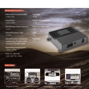 GPS önlemek obstaclesIP67 su geçirmez görüş sistemi sürüş görüntüleme termal kızılötesi oto araba gece görüş termal kamera arabalar için - Product Image 4