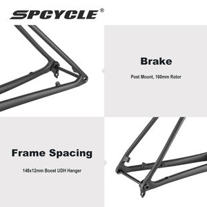 Spcycle M05 Nueva Versión <span class=keywords><strong>Cuadro</strong></span> de <span class=keywords><strong>Carbono</strong></span> para Bicicleta de Montaña 29er Patilla UDH BSA 148x12mm <span class=keywords><strong>Boost</strong></span> <span class=keywords><strong>Cuadro</strong></span> Rígido de <span class=keywords><strong>Carbono</strong></span> para Bicicleta de Montaña <span class=keywords><strong>29</strong></span> - Product Image 6