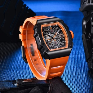 Montres à quartz pour homme PAGANI DESIGN PD-YS011, cadran squelette, étanches 100 m, sport, rectangulaires, verre saphir, pour homme - Product Image 2