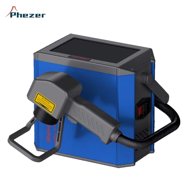 Handheld Type Fiber Laser Marking Machine 20W 30W 50W 100W Handheld Laser Marker Portable Metal Engraving Machine
