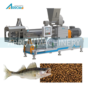 Extrudeuse d'aliments flottants à haute efficacité à double usage pour les aliments pour poissons d'aquarium et les granulés de nutrition pour animaux de compagnie - Product Image 1