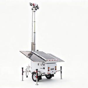 Tour de caméra CCTV portable à énergie solaire UNIV pour les applications de <span class=keywords><strong>surveillance</strong></span> de remorques - Product Image 1