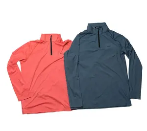Mens Sport Long Sleeves T-shirt Blank Quick Dry T Shirt Custom Logo Print Spandex / Polyester Plain Dyed Moto & Biker Knitted