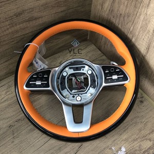 Volant YLC en cuir pleine fleur noir 809 pour Mercedes-Benz Classe C W204 W205 W167 W213 W222 W207 W212) & C63 A45 C43 G63 - Product Image 4