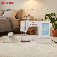 Machine à coudre et à broder intelligente Mysew-m9 pour usage domestique, écran tactile LCD, contrôle pour les ateliers de confection de vêtements