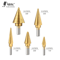 Yipliable BKH — perceuse étagée à poignée triangulaire, boîte en aluminium et en acier inoxydable, 6 pièces, vente en gros