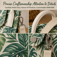 Sac bandoulière portable en toile détachable de qualité supérieure pour téléphone, style tropical, décontracté, personnalisable ODM/OEM