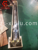 Tornillo único y barril para máquina extrusora de gránulos de PP Pe HDPE Ldpe