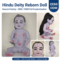 Poupée Bébé Reborn Personnalisée en Silicone Intégral, Peinte à la Main, Réaliste, Toucher Doux, Nouveau-né, Vente en Gros OEM
