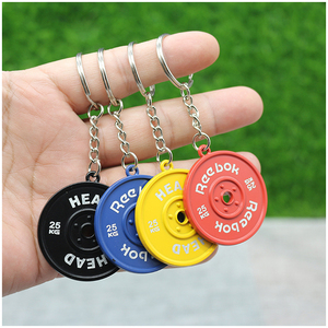 Wsnbwye Barbell tấm Máy làm llaveros Anime thăng hoa Tự làm chaveiro kim loại Barbell mảnh móc chìa khóa - Product Image 3