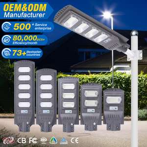Lampione Solare LED Integrato Zenlea per Esterni, Impermeabile IP65, 30W 60W 90W 120W 150W - Product Image 1