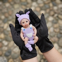 Poupée bébé réaliste en silicone souple de 6 pouces / 15 cm, anatomiquement correcte, corps entier, poupée fille