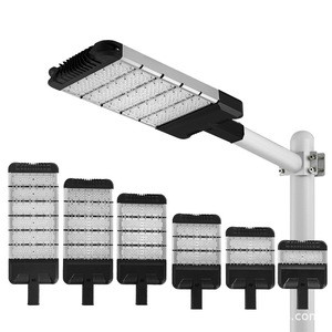 จำหน่ายไฟถนน LED แบบพิเศษสำหรับอีคอมเมิร์ซ, ตัวหนีบเสาไฟสำหรับงานก่อสร้างภายนอกอาคาร, แบบแขนเดี่ยวและแขนคู่ - Product Image 1