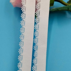 May đồ lót ren Picot sang trọng đàn hồi Webbing ban nhạc Nylon nụ cạnh Picot đàn hồi Webbing vành đai cho may DIY - Product Image 2