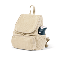 Sac à dos léger en velours côtelé personnalisé pour tout-petits, sac à dos pour enfants à motif de dessin animé, vente en gros