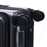 Valise de chariot de voyage extensible à haute capacité ouverture avant ABS PC Spinner roulette TSA serrure pratique pour les déplacements
