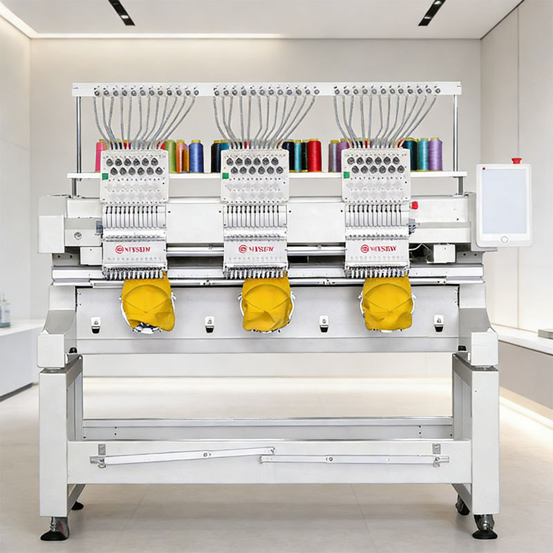 High Efficiency Precision 2 Head Embroidery