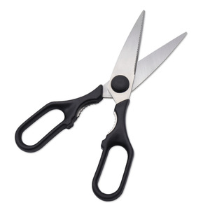 <b>Kitchen</b> <b>Scissors</b> Stainless Steel Straight Head Black Home Use Multi Purpose Shears - Product Image 2