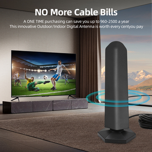 Antenne numérique intérieure HDTV amplifiée Smart TV avec prise en charge de la portée de 350 milles pour bâton TV Fire 4K 1080P - Product Image 2