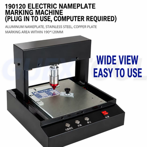 Machine de marquage de plaques signalétiques, machine de gravure sur métal 220V/110V, gravure profonde pour plaques signalétiques en acier, marquage de codes QR et de logos - Product Image 6