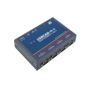 Caixa inteligente para testador de sinal, conversor de canais 1/2/4/8 para análise de mensagens USB para CAN Bus USBCAN-4E-U