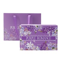 Homeflower Factory - Juego de Regalo de Aromaterapia de Lujo, Color Morado Real, Difusor de Aroma sin Velas de Cristal, Juego de Difusores de Aroma con Varillas de Cristal
