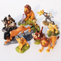 HY 2026 Vente chaude Figurine d'action en PVC Simba le roi lion 9 pièces/ensemble 5-9cm Figurine de Simba Poupée Figurine du roi lion Jouet